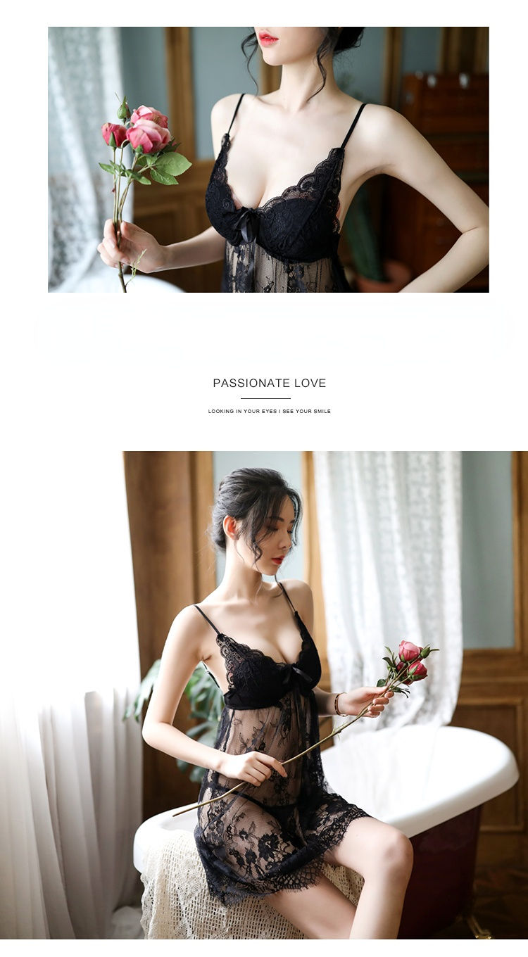 2022 Valentines Day Piece Women Sexy Transparent Sleepwear