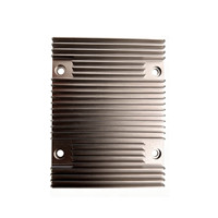 Plaque de montage multi-trous à hauteur variable, dissipateur thermique en aluminium à ailettes, radiateur extrudé personnalisé avec marquage laser pour module amplificateur RF