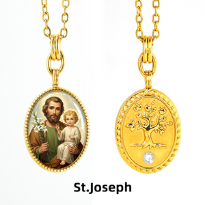 Amuleto de San José de GIVELUCK, Colgante para Artículos Religiosos, Recuerdo de Festival - Product Image 5