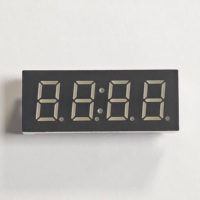 Afficheur LED 7 segments 0,36 pouce 4 chiffres lumière bleue haute luminosité lecture claire mini appareil électronique numérique compteur quatre chiffres