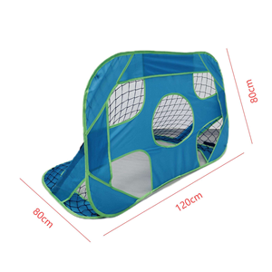 Portería de fútbol con marco de Metal naranja portátil, red ecológica para niños, entrenamiento de fútbol para interiores/exteriores, equipo de corte duradero plegable - Product Image 2