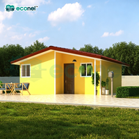 Casas prefabricadas de doble ancho, personalizadas, ignífugas e impermeables, para vivienda residencial, villas prefabricadas de alta calidad