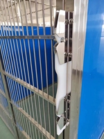 Sistema de Corrales de Vidrio para Cría de Perros de Gran Tamaño, para Instalaciones Comerciales, Diseño Modular de Acero Inoxidable, Corrales Exteriores