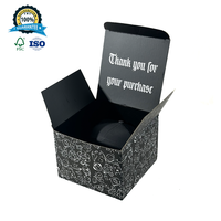 Boîte à chapeau en carton ondulé personnalisée avec impression graffiti haut de gamme FUSSEN, emballage personnalisé avec logo pour les petites entreprises, dropshipping