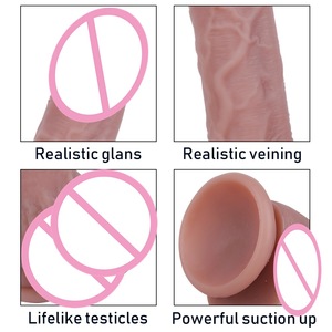 Pénis réaliste en silicone liquide à double dureté, produit de <span class=keywords><strong>contraception</strong></span> pour la masturbation féminine - Product Image 2