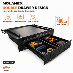 Cocina de camping para caja de camioneta con tanque de agua integrado, unidades de cajones selladas, módulos de acero con cierre manual, impermeables y a prueba de polvo para expediciones <span class=keywords><strong>4x4</strong></span> - Product Image 3