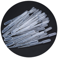 0.2/0.5/1/2/3/5 // 10 ml laboratoire jetable 3 ml Pasteur Pipette en plastique compte-gouttes Micro transfert Pipettes