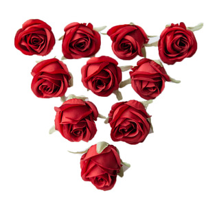 Fleur artificielle en soie de 5 cm, rose en tissu de soie, accessoires de mariage, accessoires pour fleurs de poitrine, chapeau de <span class=keywords><strong>paille</strong></span>, 2026 - Product Image 6