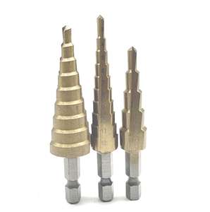 Juego de 3 Brocas Escalonadas de Acero HSS 4241 M2 M35 M42 con Vástago Hexagonal - Product Image 6