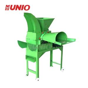 Farm Use Cattle Sheep Feeding Chaff Cutter Machines Dry Grass Crusher Cutting Hay Stalk Animal Feed