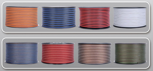 Câble de haut-parleur de voiture en PVC flexible 12AWG, gaine mate, étamé OFC, noir et violet, personnalisable - Product Image 6