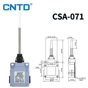 Microinterruptor de Límite CNTD Changde Electric CSA-071 Tipo Varilla Larga con 10A Máx. Carcasa de Aleación de Aluminio Actual - Product Image 3