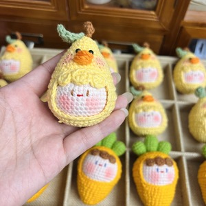 Luckykoo Hilos Para Crochet Toys Knitted Flowers Wool Hand Made Mini Crochet Turtles Potted Crochet Home <b>Car</b> <b>Table</b> Decoration - Product Image 4