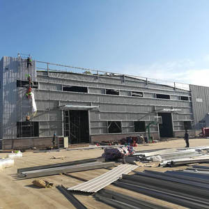 Bâtiment d'usine préfabriqué en structure métallique robuste, charpente métallique à portique, <span class=keywords><strong>atelier</strong></span> en acier à faible coût - Product Image 6