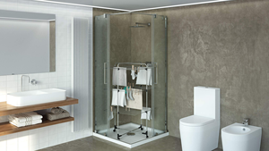 Cloth Dryer in Balcony Small Clothes Airer Flat Drying <b>Rack</b> Foldable Clothes <b>Rack</b> on Wheels - Product Image 3