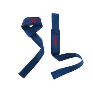 Custom Logo Wholesale Anime Berserk Adjustable Lifting Deadlifts Straps Heavy Duty Gym Wrist Wraps for Weightlifting - Product Image 2