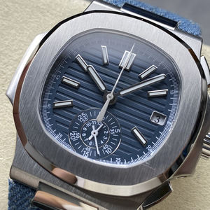 Reloj de Pulsera Automático para Hombre PP5980, Diseño Mecánico Elegante, Personalidad Única, Correa de Mezclilla, Cronógrafo - Product Image 3