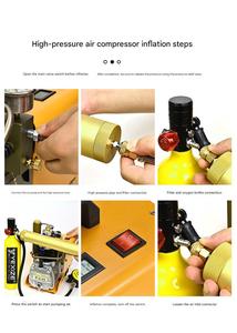 Compresor <span class=keywords><strong>de</strong></span> <span class=keywords><strong>Aire</strong></span> Eléctrico Refrigerado por <span class=keywords><strong>Agua</strong></span> <span class=keywords><strong>de</strong></span> Alta Presión (20-30MPA) <span class=keywords><strong>para</strong></span> Cilindros <span class=keywords><strong>de</strong></span> Oxígeno <span class=keywords><strong>de</strong></span> Buceo - <span class=keywords><strong>Bomba</strong></span> <span class=keywords><strong>de</strong></span> <span class=keywords><strong>Aire</strong></span> Portátil Pequeña - Product Image 4