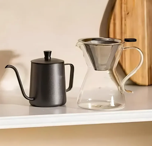 <span class=keywords><strong>Carafe</strong></span> à filtre à café réutilisable résistante à la chaleur : facile à nettoyer, nouveau combo de brassage à bas <span class=keywords><strong>prix</strong></span> pour la maison et le café, infusion à froid/versement - Product Image 1
