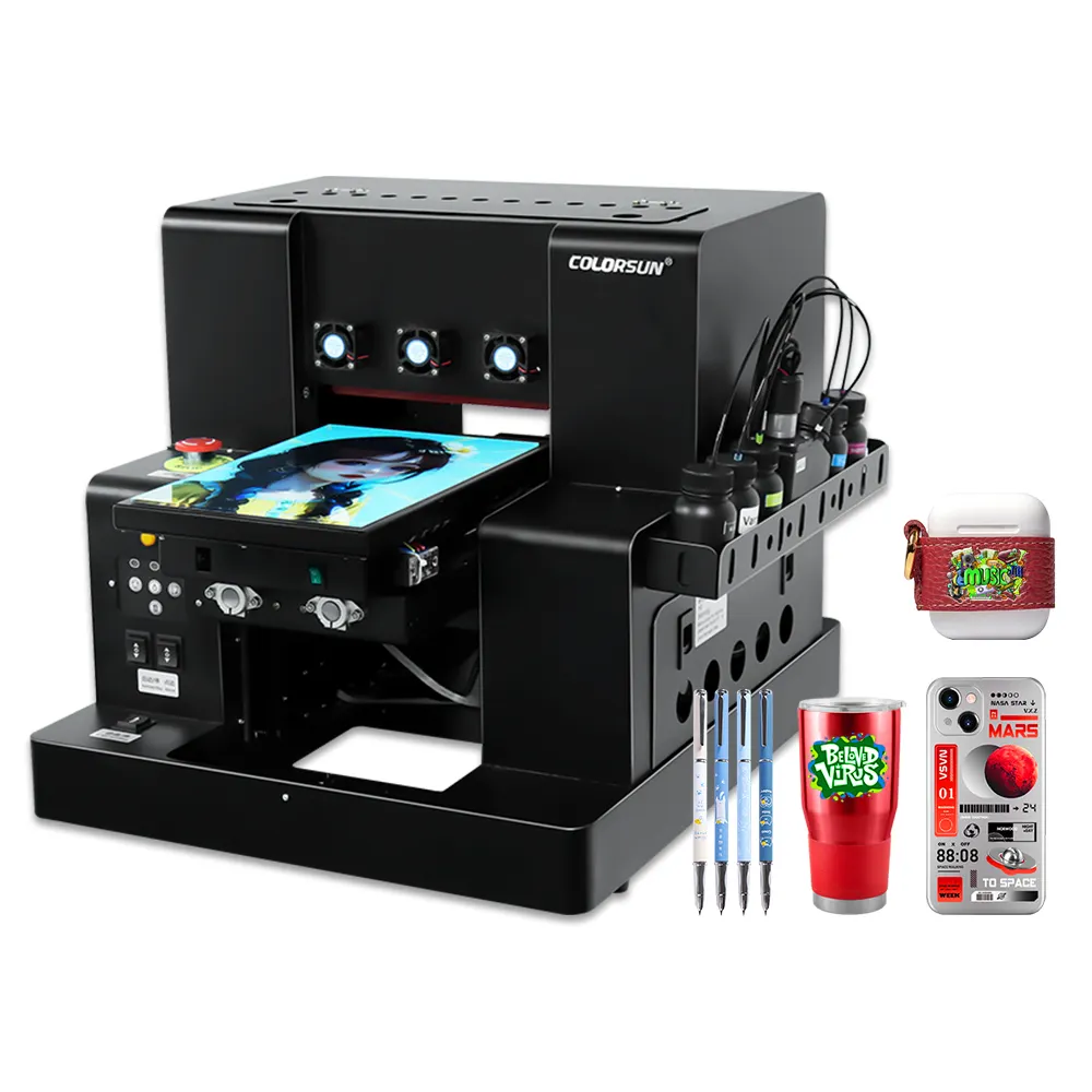 Günstigster UV-Aufkleber dtf Drucker Großhandel Druckmaschine XP600 Lack automatische Flasche Acryl UV-Drucker