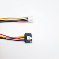 Venta al por mayor de fábrica SATA 15 pines con pestillo a paso de 3,96 MM de 4 pines Cables de alimentación para cámara grabadora de vídeo CCTV