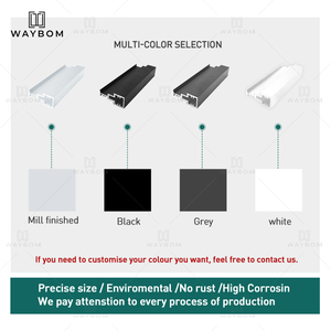 Nội thất mỏng mô-đun khung nhôm kết hợp bảng phân vùng văn phòng phân vùng kính tường Màn hình phân vùng hồ sơ - Product Image 5