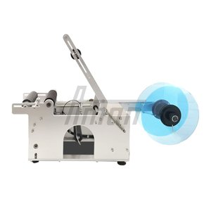 Semi Automatic Bottle <b>Labeling</b> <b>Machine</b> 220V 110V Electric Driven for Glass Plastic Metal Cans Round Bottles - Product Image 5