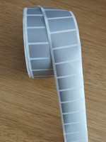 -80C Low-Temperature PET Matte Silver Label Self-Adhesive Sticker Water-Resistant Dragon-Grain Finish for Consumer Electronics
