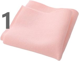 Tissu en maille teint en fil, polyester et coton, à rayures colorées, pour pull, haut, jupe - Product Image 2