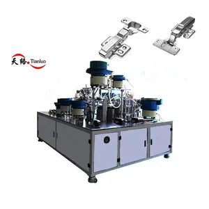 Máquina de fabricación de bisagras de acero inoxidable, maquinaria de producción, equipo de producto Tianluo, bisagra de puerta de armario, línea de montaje automático