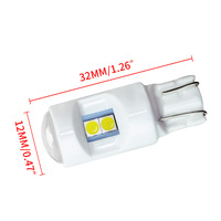 T10 W5W 194 501 Auto LED Innen leuchten Lampe 6SMD Keramik platte Kennzeichen leuchten 12V