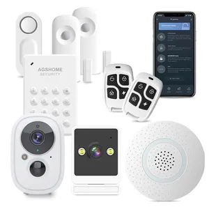 Yeni kendini savunma alarm wifi, ev güvenlik sistemi ile hırsız alarm sistemi için IOS/Google oyun APP + ev otomasyonu