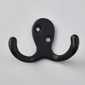 Zinc Alloy Double Hook Wall Mounted Coat And Cap Hook <b>For</b> Entryways Behind Doors On Walls Animal Shape Retro Style - Product Image 4