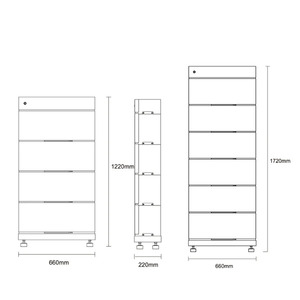 Batería de Almacenamiento de Estado Sólido Apilable For Pi LV1 de 6000 Ciclos, 15kWh, Carga de 8 Celdas - Product Image 3