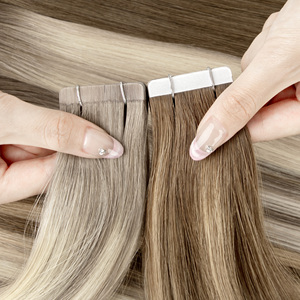 ผมต่อแบบเทปยุโรป LeShine รุ่นใหม่ แบบ Double Drawn ผมแท้ 100% - Product Image 2