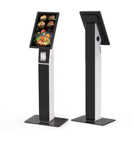 Kiosque libre-service à écran tactile de 15.6 pouces pour la commande et le paiement d'aliments à l'intérieur avec SDK et imprimante pour KFC et McDonalds