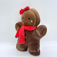 Peluche Bonhomme en Pain d'Épices, Design Adorable, Peluche Personnalisée en Pain d'Épices