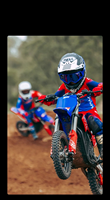 Moto électrique 2000W RFN Warrior Youth SX-E2 48V Lithium haute puissance tout-terrain, mini moto cross pour enfants