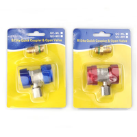 Adaptateur universel R134A en cuivre durable pour climatisation, raccord rapide, usage domestique manuel et électrique, vente en gros