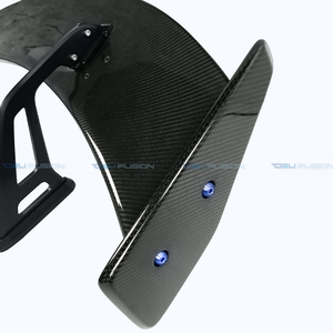 For 2021-2026 Hyundai Elantra N Avante CN7 Carbon Fiber Swan Neck GT <b>Rear</b> <b>Spoiler</b> Wing Lip Trunk Tail Splitter Tuning - Product Image 5