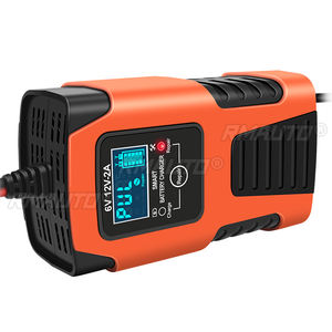 Chargeur de batterie de voiture intelligent entièrement automatique avec écran LCD pour applications 6V/12V 2AH-20AH de batteries au plomb-acide - Product Image 3