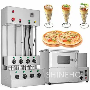 Mesin Oven Kerucut Pizza Kono Terlaris dengan Mesin Cetak Kerucut Pizza