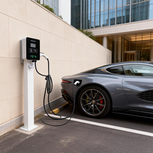 Cargador de Columna Inteligente e Impermeable de 21 kW CA para Vehículos Eléctricos, Tipo <span class=keywords><strong>2</strong></span>, 32A, Trifásico, para Hogares y Estacionamientos de Vehículos de Nueva Energía - Product Image 4