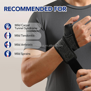 <b>Wrist</b> Brace with Thumb Carpal Tunnel Compression Hand Brace <b>Wrist</b> <b>Support</b> Strap <b>Arthritis</b> Sprains for Sports Work Sleeping - Product Image 4