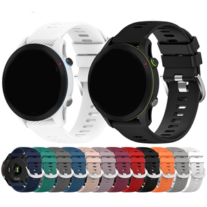 Correa de reloj inteligente de repuesto de silicona personalizada para <span class=keywords><strong>Garmin</strong></span> <span class=keywords><strong>Forerunner</strong></span> 265 255S 255 <span class=keywords><strong>Music</strong></span> <span class=keywords><strong>645</strong></span> 18mm 20mm 22mm - Product Image 6