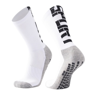 Youth Football <b>Socks</b> Non-Slip Grip MID/Long Cut Terry Cushion Multi-Sport <b>Training</b> High Quality 100% Cotton Sports <b>Socks</b> - Product Image 2