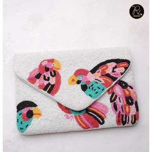 Pochette de soirée élégante et légère en perles de luxe pour femmes, idéale pour les mariages, les galas, les fêtes et les célébrations - Product Image 1