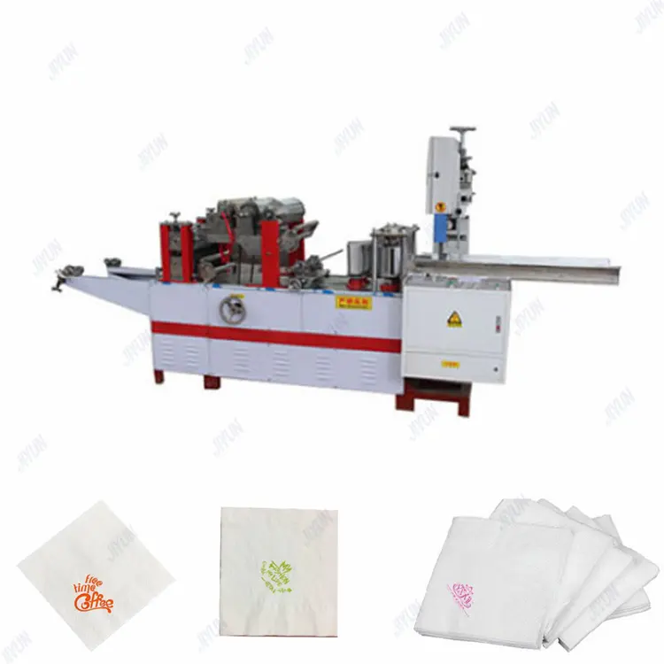 Mesin Kertas serbet lipat 1/4 cetak warna, mesin lipat kain tanpa tenun harga murah