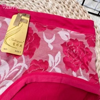 326 #   Stock disponible, livraison rapide : Culottes string tricotées taille haute en soie de lait 2026 pour femmes d'âge moyen et âgées