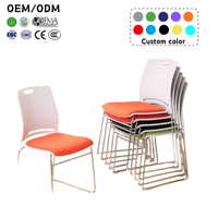 Chaises de bureau modernes en acier pour la maison, le bureau, l'école et la salle à manger - Style exécutif